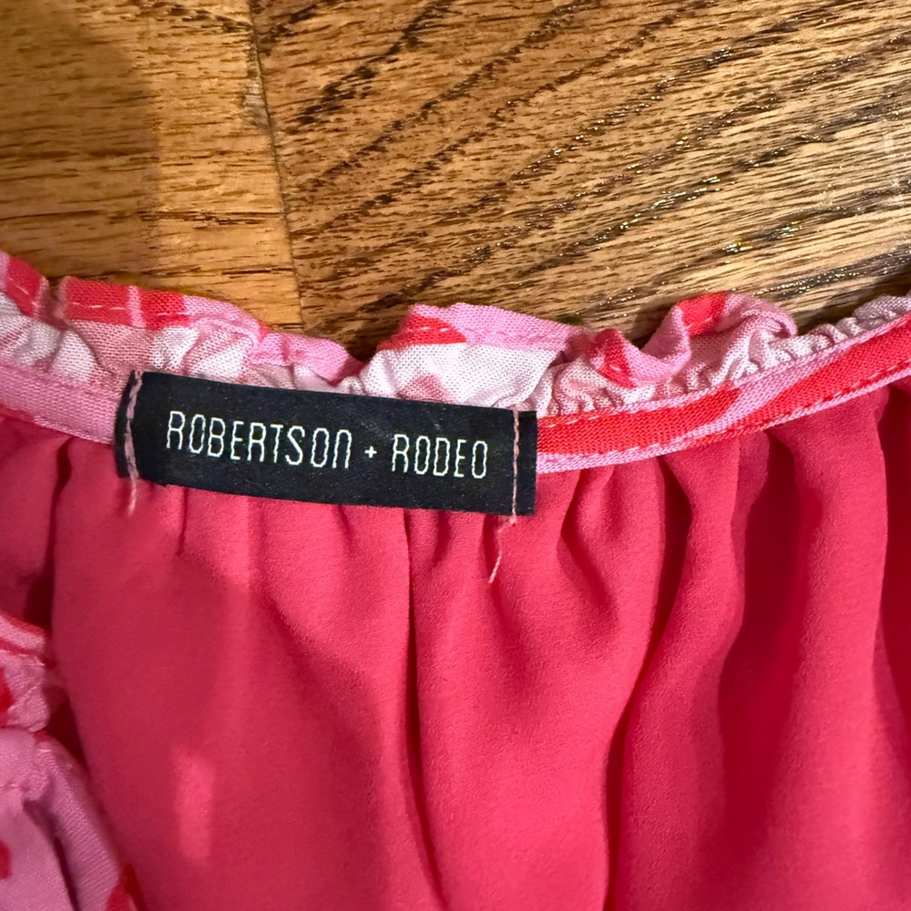 Vibrant Pink Ruffle Mini Dress - Picture 4 of 5